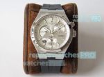Swiss Replica Vacheron Constantin Overseas Dual Time Watch Silver Dial